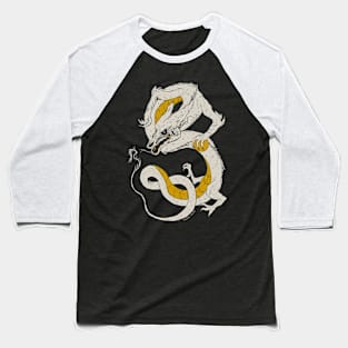 Golden Kin Dragon Baseball T-Shirt